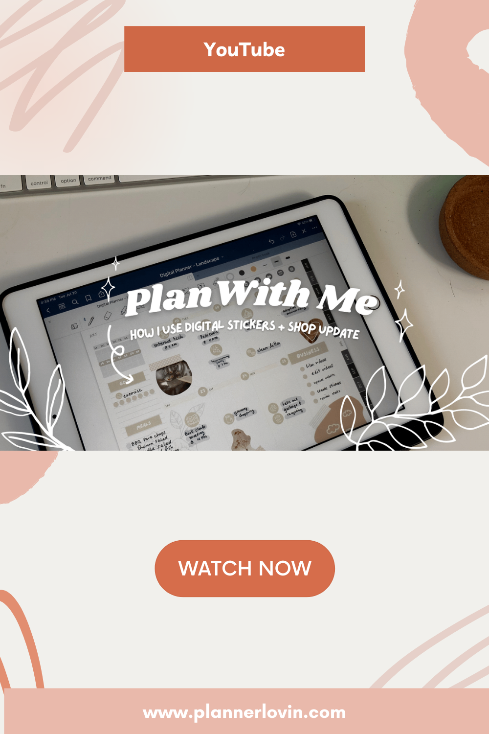 Digital Weekly Plan With Me | how to use Digital Planning Stickers