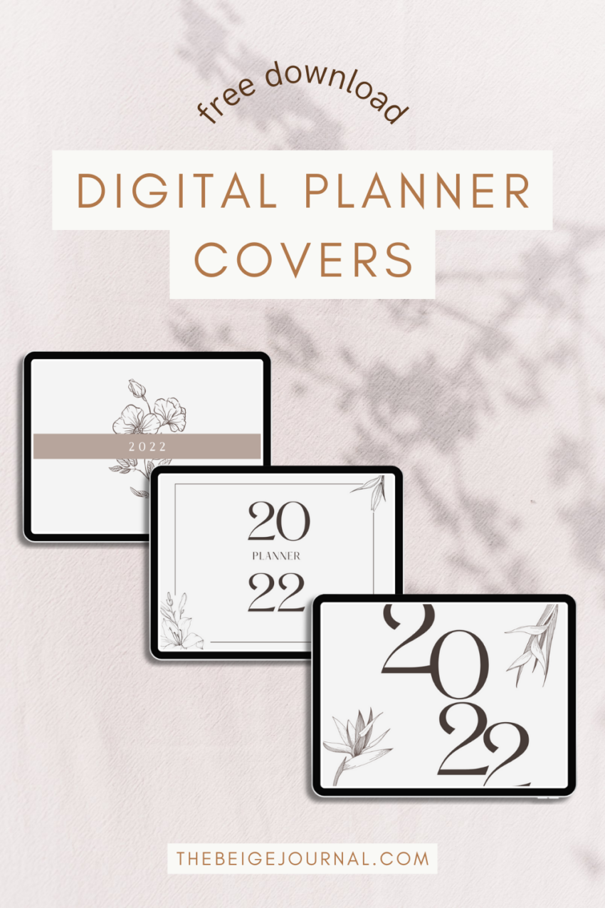 How to change your DIGITAL PLANNER COVER in Goodnotes