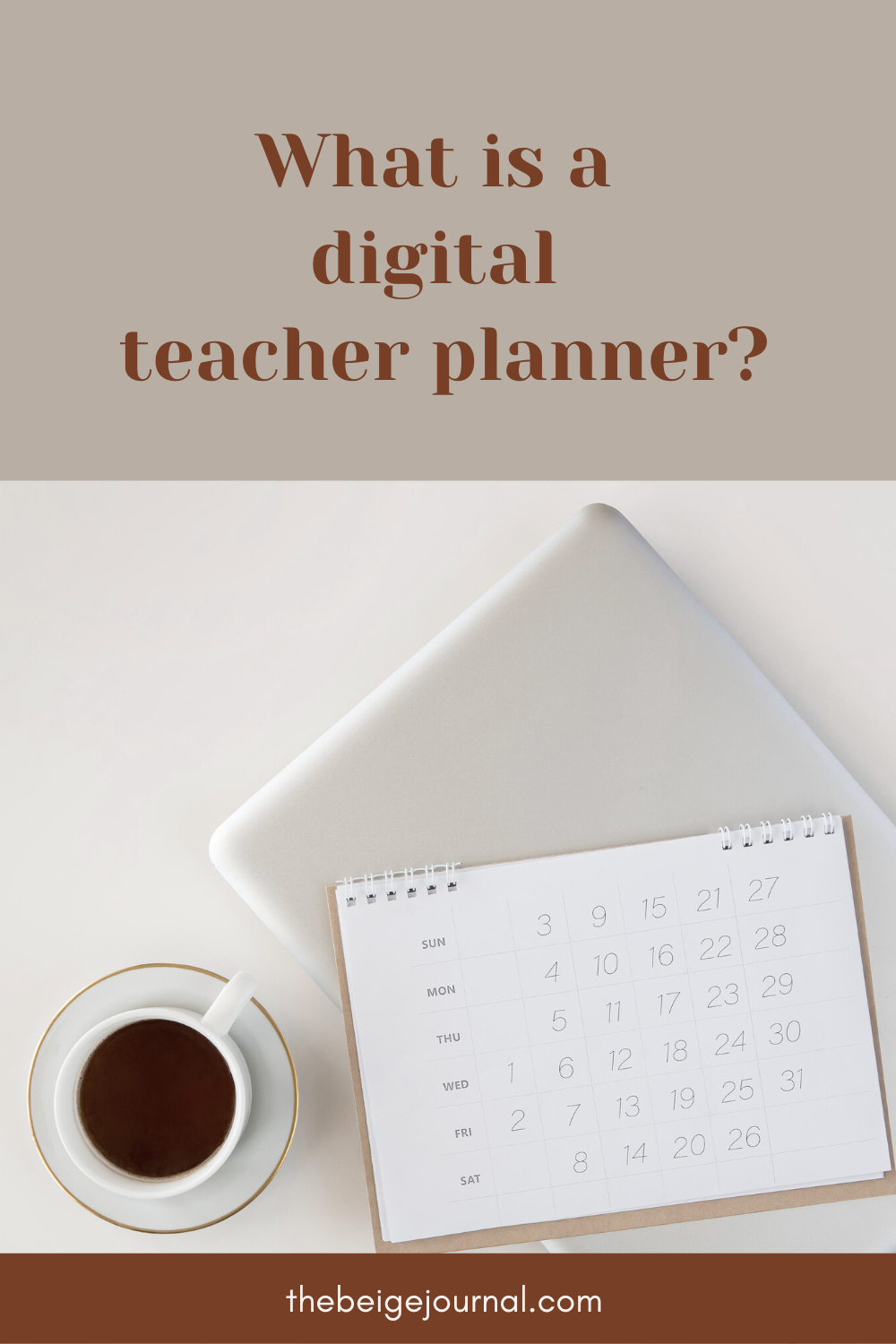 What is a digital teacher planner