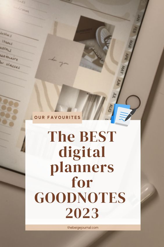The best digital planners for Goodnotes on the iPad 2023