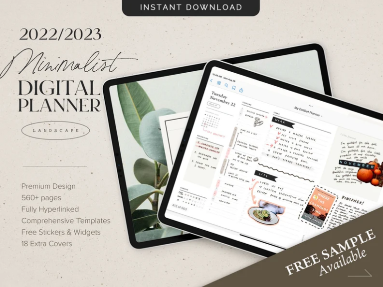 The best digital planners for GoodNotes in 2023
