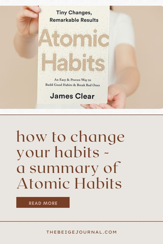 How to start changing your habits – a summary of Atomic Habits