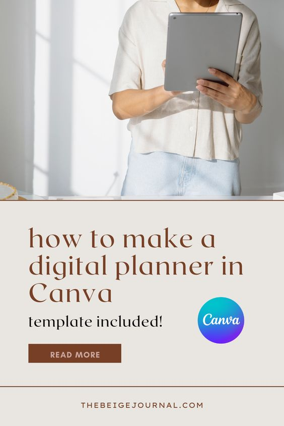 How to Create a Digital Planner with Canva: A Step-by-Step Guide – no exporting needed & template included!