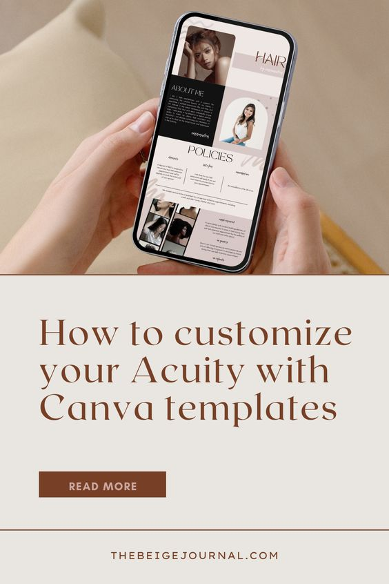 How to customize Acuity Scheduling with Canva templates