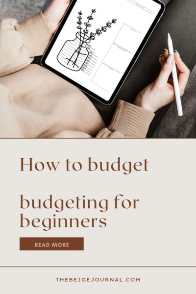 How to budget – budgeting for beginners