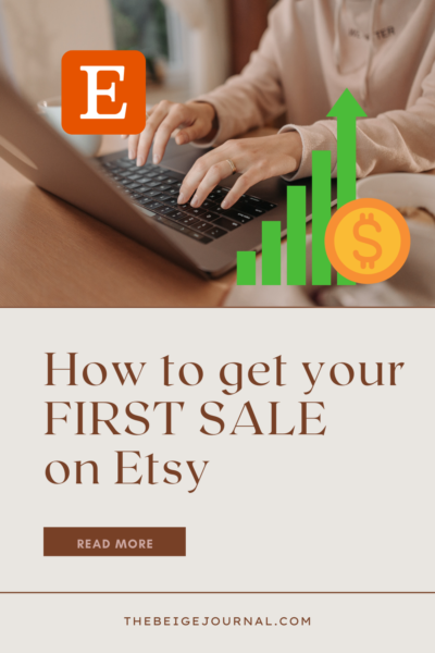 How to get your first sale on Etsy