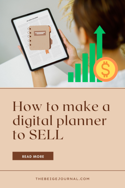 How to make a digital planner to sell – Template available!