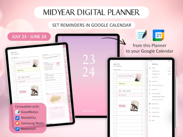 Best digital planner that syncs with google calendar