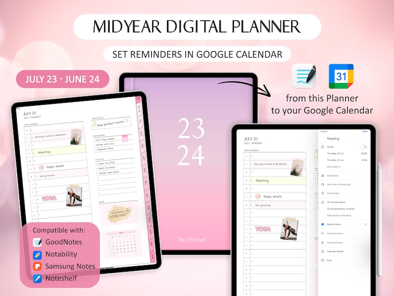 Best digital planner that syncs with google calendar