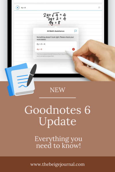 New GoodNotes 6 Update! All you need to know